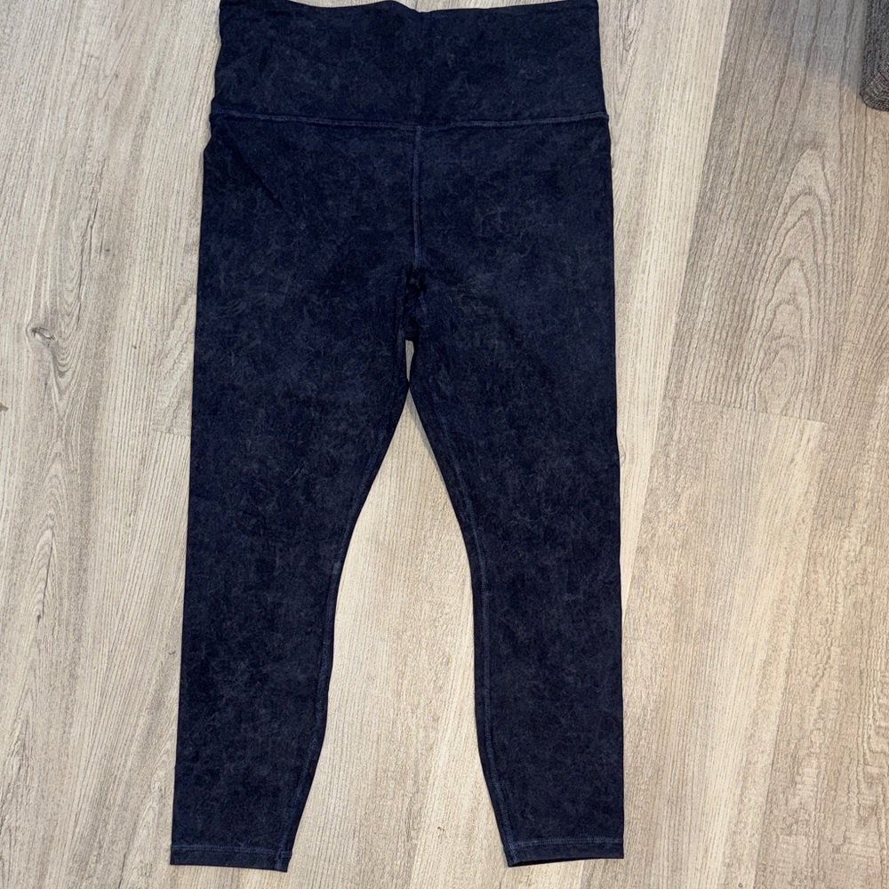 Denim Color Capri Leggings